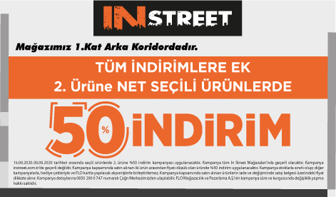 Tüm İndirimlere Ek 2. Ürüne Net Seçili Ürünlerde %50 İndirim