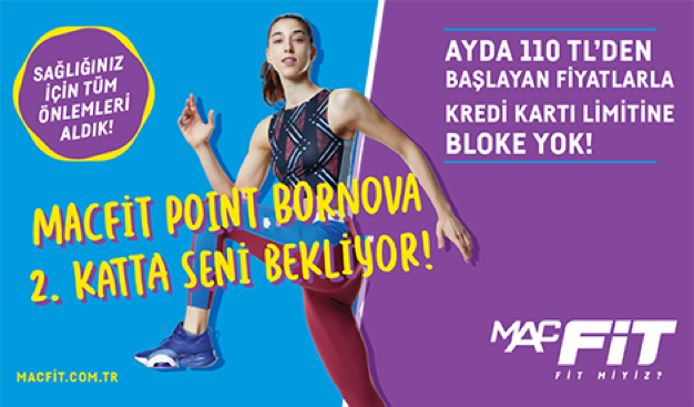 Macfit Point Bornova 2. Katta Seni Bekliyor!
